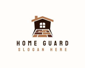 Home Tile Flooring logo design