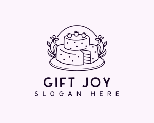 Sweet Birthday Cake logo design