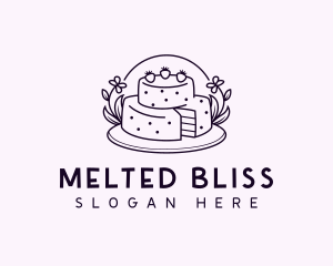 Sweet Birthday Cake logo design