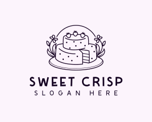 Sweet Birthday Cake logo design