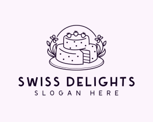 Sweet Birthday Cake logo design