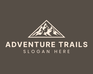 Triangle Outdoor Mountain  logo design