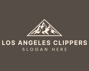 Mountain Climbing - Triangle Outdoor Mountain logo design