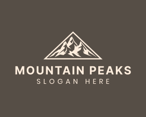 Himalayas - Triangle Outdoor Mountain logo design