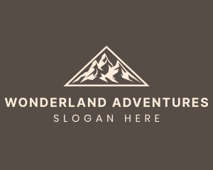 Triangle Outdoor Mountain  logo design