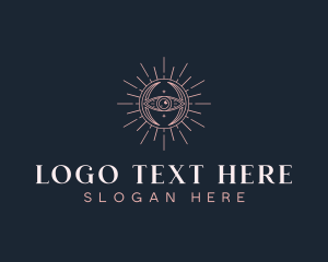 Holistic - Mystical Eye Tarot logo design