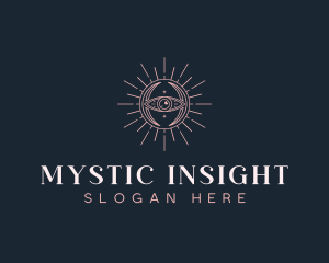 Mystical Eye Tarot logo design