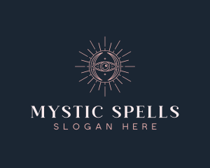 Mystical Eye Tarot logo design