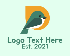 Animal Conservation - Cute Canary Bird logo design