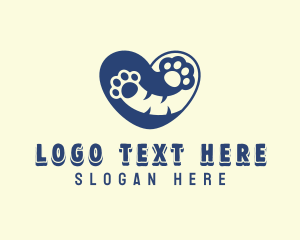 Pet Shop - Heart Paw Veterinary logo design