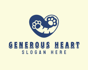 Heart Paw Veterinary logo design