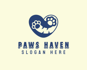 Heart Paw Veterinary logo design