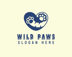 Heart Paw Veterinary logo design