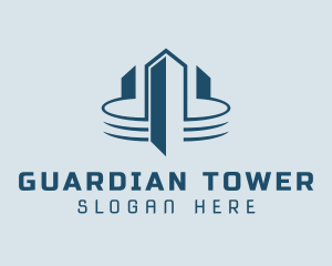 Building Towers Realtor logo design