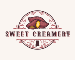 Sweet Potato Alabama logo design