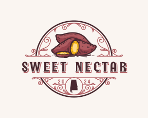 Sweet Potato Alabama logo design