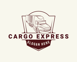 Forwarding Cargo Truck logo design