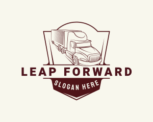 Forwarding Cargo Truck logo design