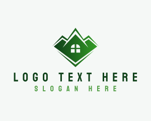 Residential - Home Roof Construction logo design