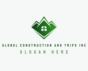 Home Roof Construction Logo