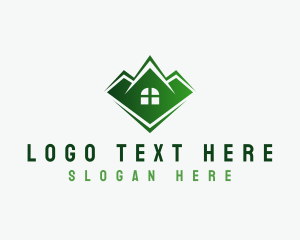 Broker - Home Roof Construction logo design