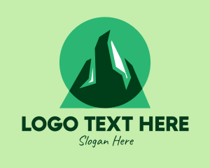 Trek - Green Mountain Outdoor logo design
