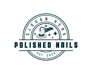 Polisher Auto Detailing logo design