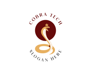 Crown King Cobra logo design