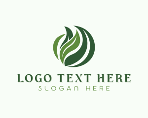 Herbal - Eco Herbal Garden logo design