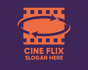 Movie - Movie Review Reel logo design