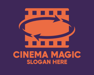 Movie - Movie Review Reel logo design