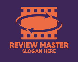 Review - Movie Review Reel logo design