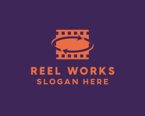 Movie Review Reel logo design