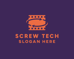 Movie Review Reel logo design