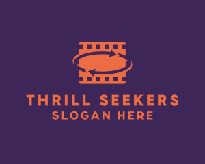 Movie Review Reel logo design