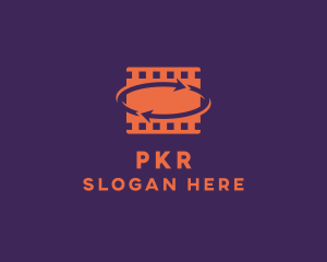 Movie Review Reel logo design