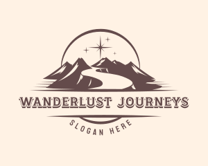 Mountain Travel Trail logo design