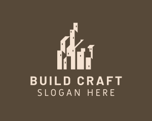 High-rise Building Construction logo design