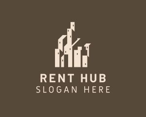 High-rise Building Construction logo design