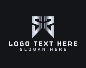 Metallic - Industrial Metal Cutting logo design