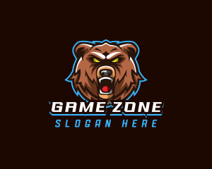 Fierce Bear Gaming logo design