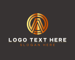 Logistics - Startup Consultant Letter A logo design