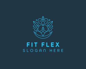 Fitness - Wellness Zen Yoga logo design