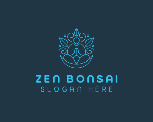 Wellness Zen Yoga logo design