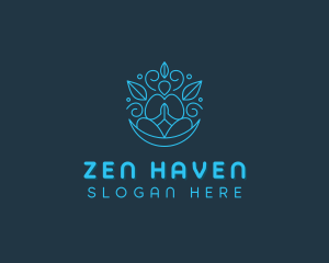 Wellness Zen Yoga logo design