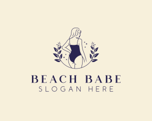 Bikini - Wellness Bikini Spa logo design