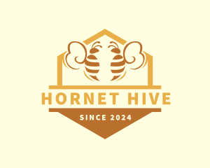 Beekeeping Apiary Hive logo design