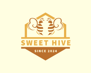 Beekeeping Apiary Hive logo design