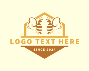 Beekeeping Apiary Hive Logo