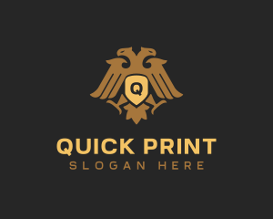 Coat of Arms Eagle logo design